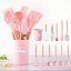 SET COCINA 12pzs-SILICONA MADERA